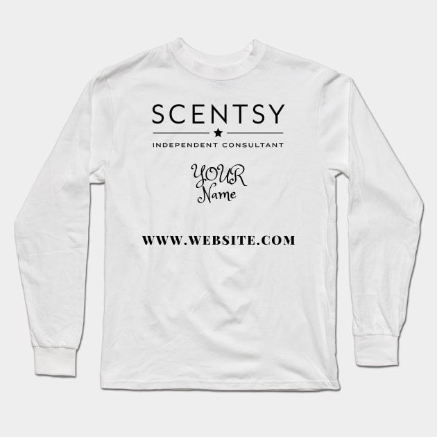 scentsy independent consultant gift ideas with custom name and website Long Sleeve T-Shirt by scentsySMELL